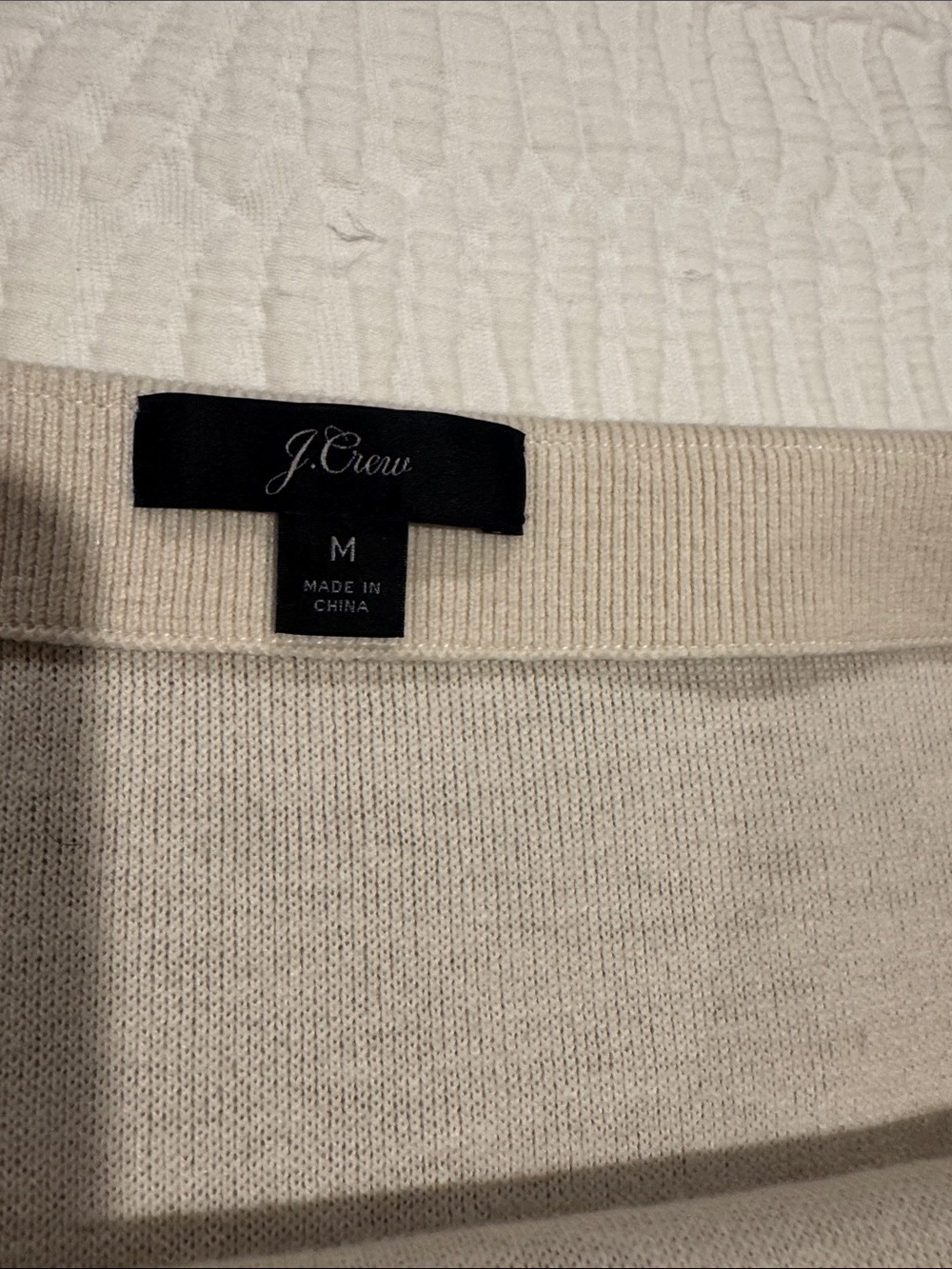 J. Crew Metallic Taupe Knit Pencil Skirt